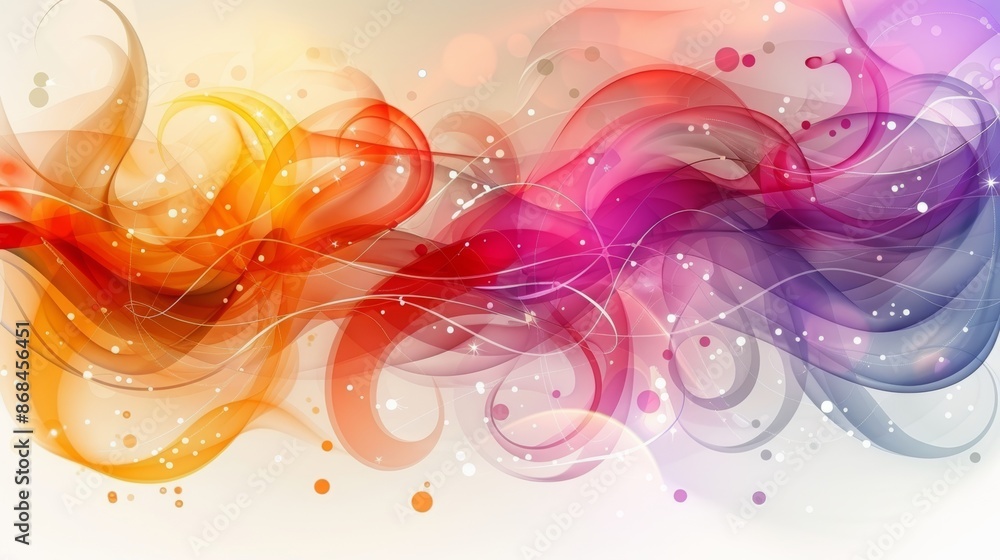 Poster colorful gradient fluid flow smoke in mesh colorful ink, abstract galaxy background with the colorfu