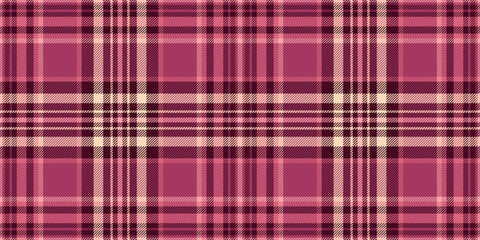 Packaging background vector textile, long plaid pattern fabric. Tape tartan texture seamless check in dark and red colors.
