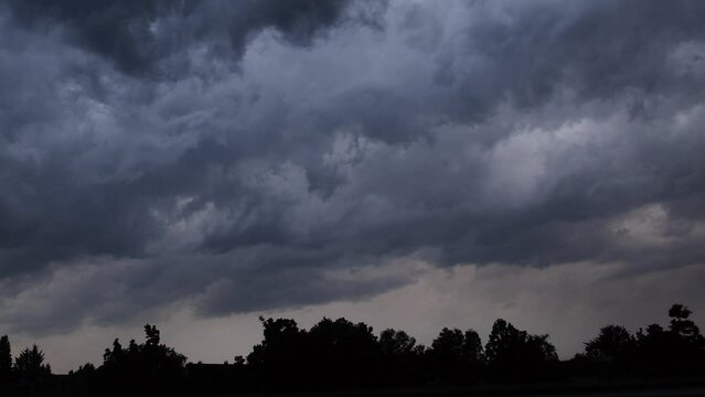 Gewitterzelle &uuml;ber Stadion Dortmund streift Schwerte, Ruhrgebiet - EM-Achtelfinale