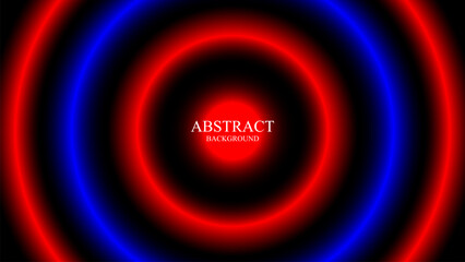 abstract background circle red and blue glow gradient vector illustration