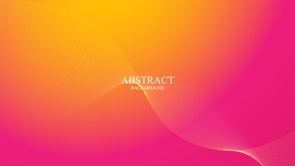 Colorful abstract background with wavy lines and vibrant shapes