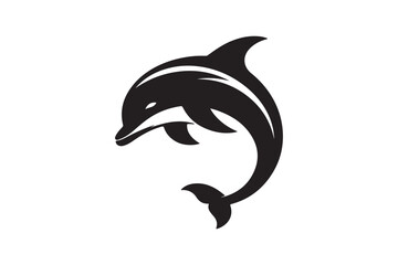 Dolphin vector art illustration