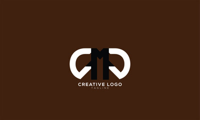 CMD GMD Abstract initial monogram letter alphabet logo design