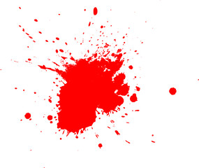 red watercolor brush painting splash splatter grunge graphic element blood splash vector