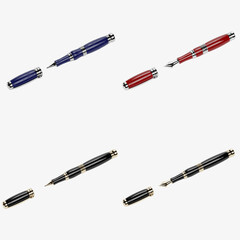 Realistic 3D Render of Pens