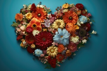 heart of flowers