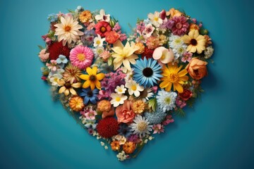 heart of flowers