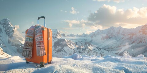 Prepare for a magical exploration of a snowy alpine environment, a perfect retreat to find peace and serenity. Ensure you have all essentials packed for your winter holiday adventure