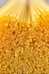 棒状のパスタの束