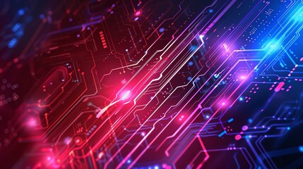 shining geometric futuristic background