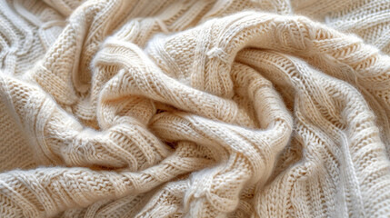 Knitted woolen background. Knitted wool texture. Close up.
