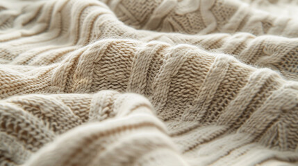 Knitted woolen background. Knitted wool texture. Close up.