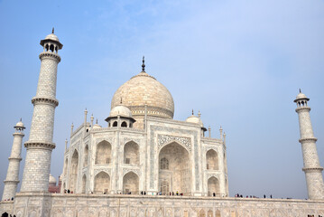 Taj Mahal is the most famous landmark in Agra, India