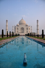 Taj Mahal is the most famous landmark in Agra, India