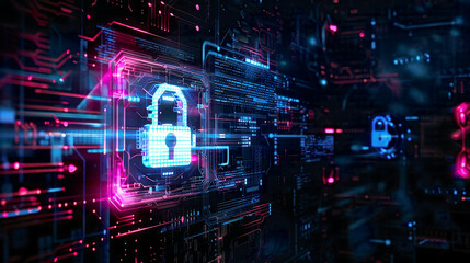 Visual representation of cybersecurity concept highlighting user privacy security and encryption for secure internet access