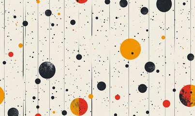 Minimalist dotted lines pattern