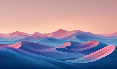 Gradient desert dunes background