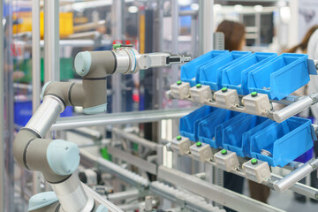 Robotic Arm in Automated Assembly Line