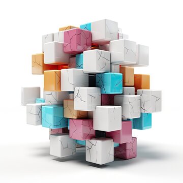 trinomial cubes UHD Wallpaper