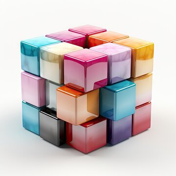 trinomial cubes UHD Wallpaper