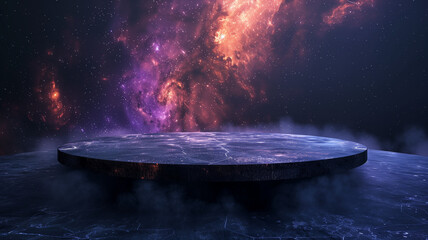 Galactic Theme Digital Showcase, 銀河テーマのデジタルショーケースプラットフォーム.Generative AI