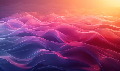 Fototapeta premium Gradient smooth wave background