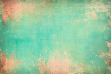 Obraz premium Blue wall background that is starting to look old or peel off with time