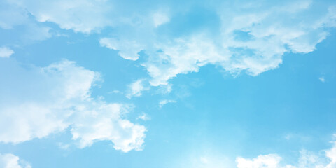 blue skin clouds background image surface vintage image wallpaper canvas use template sunny graphics effect winter autumn creative natural blue soft cover page banner marketing products background 