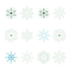 Blumen-Icons, Wellness-Icons, Icons