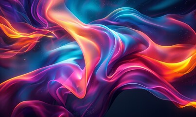 Fototapeta premium Abstract neon gradients