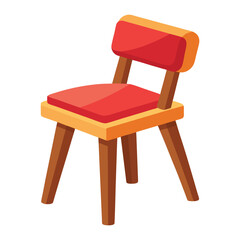 illustration of kneeling chair on white