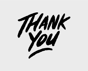 Hand-drawn Thank You for Personalized Cards