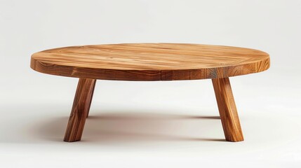 Wooden Coffee Table isolate on white background: Warm and natural, various finishes match diverse decor styles for timeless living room charm.
