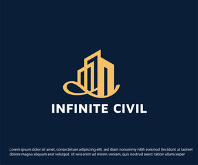 Infinity Real Estate Logo Design