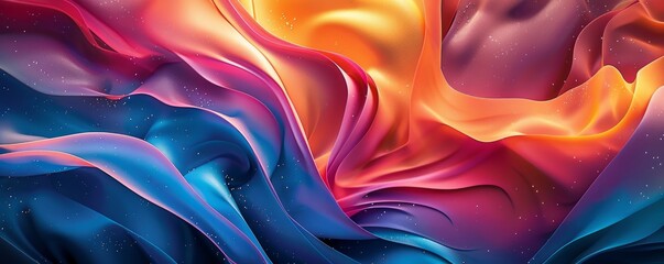 Obraz premium Abstract vibrant lines