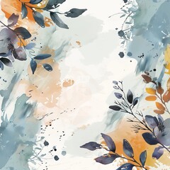 Winter background design with white snow flake and bokeh style. Generative AI