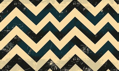 Minimalist pattern with zigzag shapes