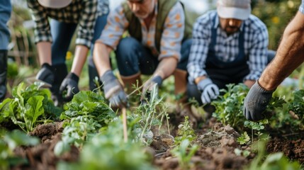 A close-up of a person at a gardening club meeting, happily exchanging tips and ideas with fellow gardening enthusiasts.
