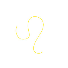 thin line of yellow thread