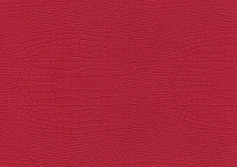 Suitable for background, crocodile leather texture surface kraft red burgundy paper close-up