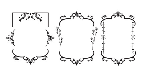 vintage frame and border for graphic designer