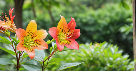 Ethereal Alstroemeria Field Creating a Captivating Floral Haven
