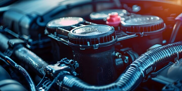 Automotive radiator part circulates water to cool engine and prevent overheating. Concept Automotive, Radiator Systems, Engine Cooling, Overheating Prevention