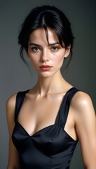 Beautiful and elegant female front view photo, beauty wallpaper