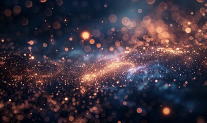 Fototapeta premium Abstract galaxy effect with stars