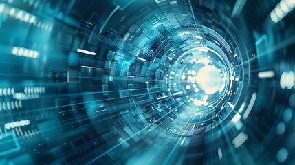 Obraz premium Innovative Futuristic Abstract Background Showcasing Modern Technology Concepts