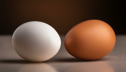 白い卵と茶色い卵1