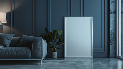 White photo frame mockup Resources for creating a variety of graphic works