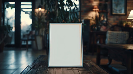 White photo frame mockup Resources for creating a variety of graphic works