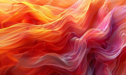 Obraz premium Gradient mesh in warm tones